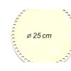 Dno kruh 25 cm topol