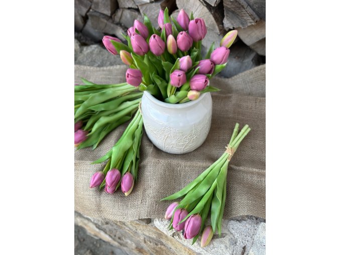 Svazek 5 ks tulipánů "Lila"- 31 cm