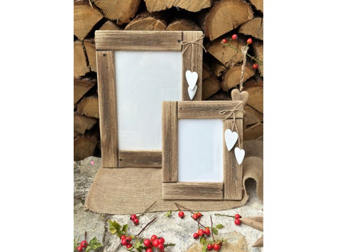 Rámečky ze starého dřeva (2 velikosti)