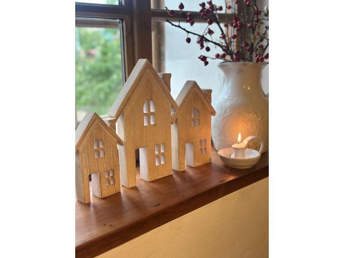 Dřevěné domečky - 3 velikosti