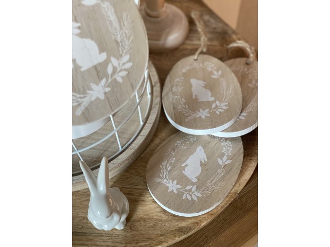 Dřevěné vajíčko - 12 cm