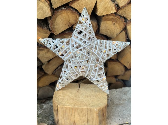 Velká svítící hvězda (led světlo) 40 cm
