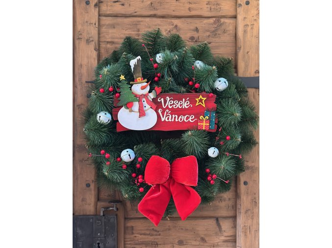 MEGA věnec České Vánoce - 60 cm!