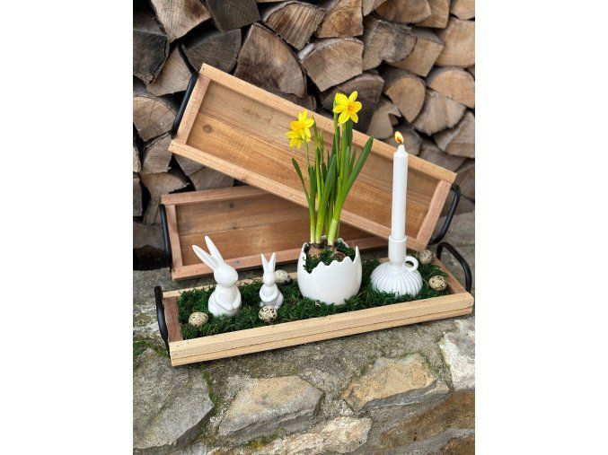 50 % sleva: Dřevěný podnos 2. jakost