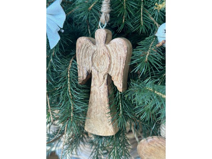 Dřevěná ozdoba Anděl