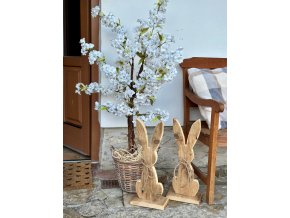Rozkvetlý stromek Sakura (bílá) - 120 cm