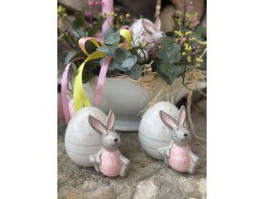 SLEVA 50 %: Keramické vajíčko se zajíčkem