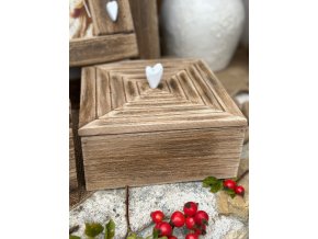 Dřevěný box/šperkovnice