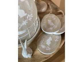 Dřevěné vajíčko - 12 cm