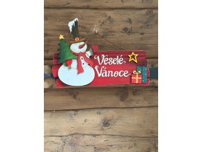 Cedulka Veselé Vánoce