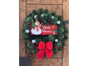 MEGA věnec České Vánoce - 60 cm!