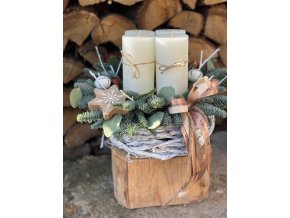 Adventní věnec Rustik Vánoce