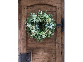 Věnec "Svěží zeleň" (trvanlivý - umělý) 42 cm