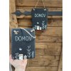 Dekorační cedulka DOMOV z břidlice