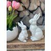 SLEVA 30 %: Porcelánový zajíc bílý (2 velikosti)