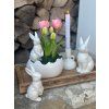 SLEVA 30 %: Porcelánový zajíc bílý (2 velikosti)