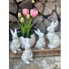 SLEVA 30 %: Porcelánový zajíc bílý (2 velikosti)