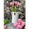 Svazek růžových tulipánů - 40 cm