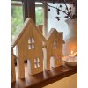 Dřevěné domečky - 3 velikosti