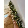 Luxusní girlanda Rustikální Vánoce -150 cm
