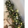 Luxusní girlanda Rustikální Vánoce -150 cm