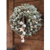 Velký věnec "Bílé Vánoce" (50 cm) - dodání první týden v listopadu