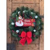 MEGA věnec České Vánoce - 60 cm!
