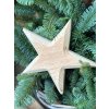 Ručně vyřezávaná hvězda RUSTIK