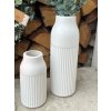 Keramická váza - bílá glazura