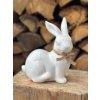 Porcelánový zajíc s mašlí