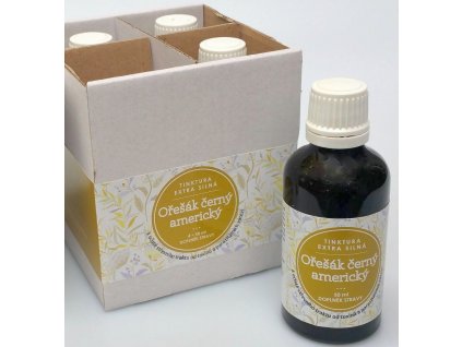 Tinktura z Ořešáku Černého, Extra Silná - 4 x 50 ml