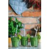 green smoothie glass