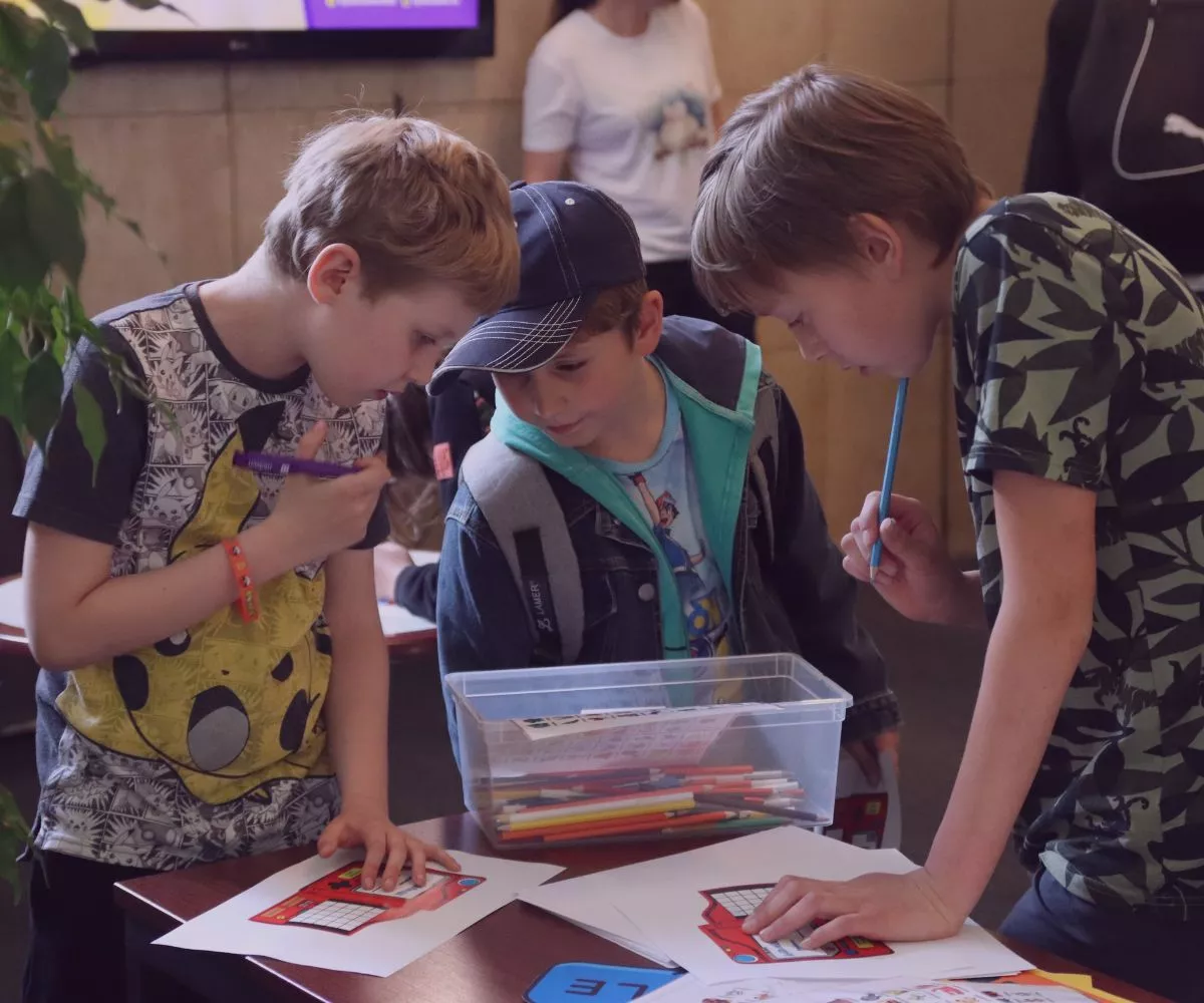 Pokémon bingo at the event