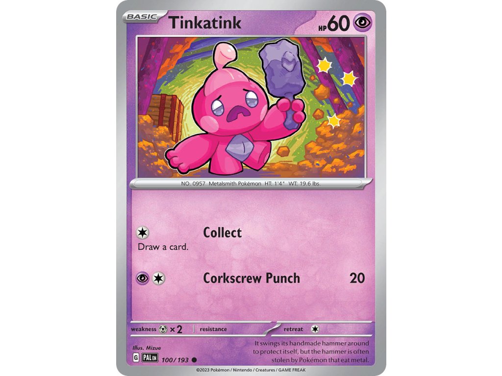 100/193 Tinkatink (Paldea Evolved) (varianta reverse holo)