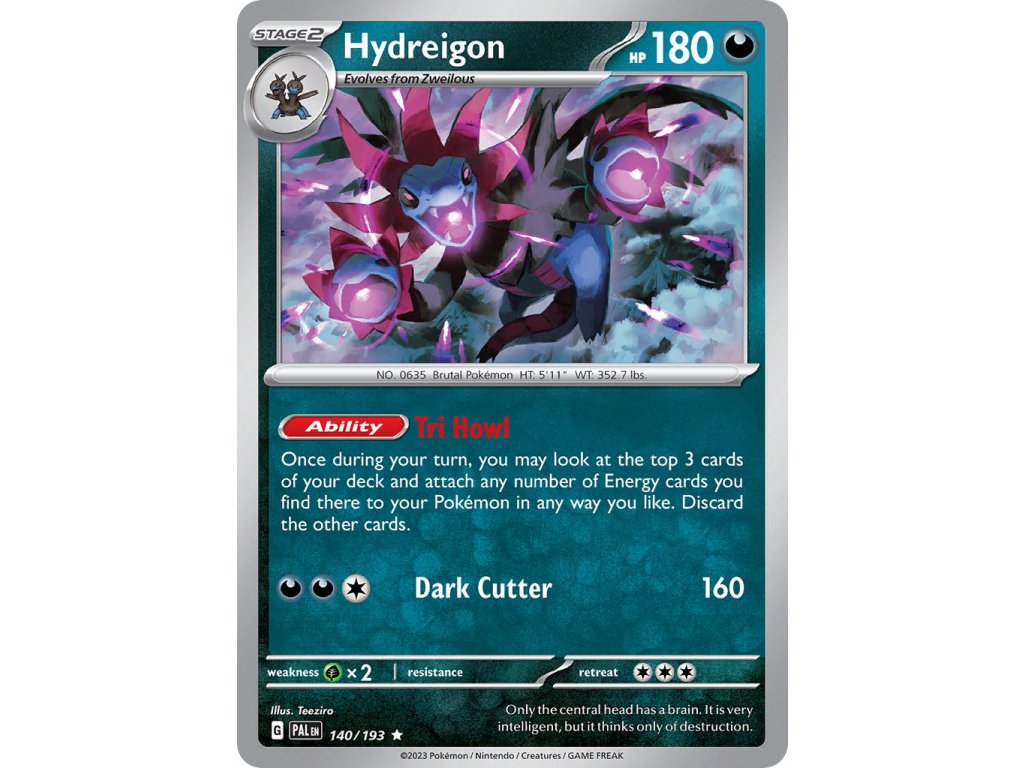 140/193 Hydreigon (Paldea Evolved) (varianta reverse holo)