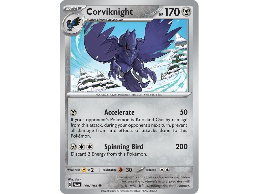 148/193 Corviknight (Paldea Evolved) (varianta reverse holo)