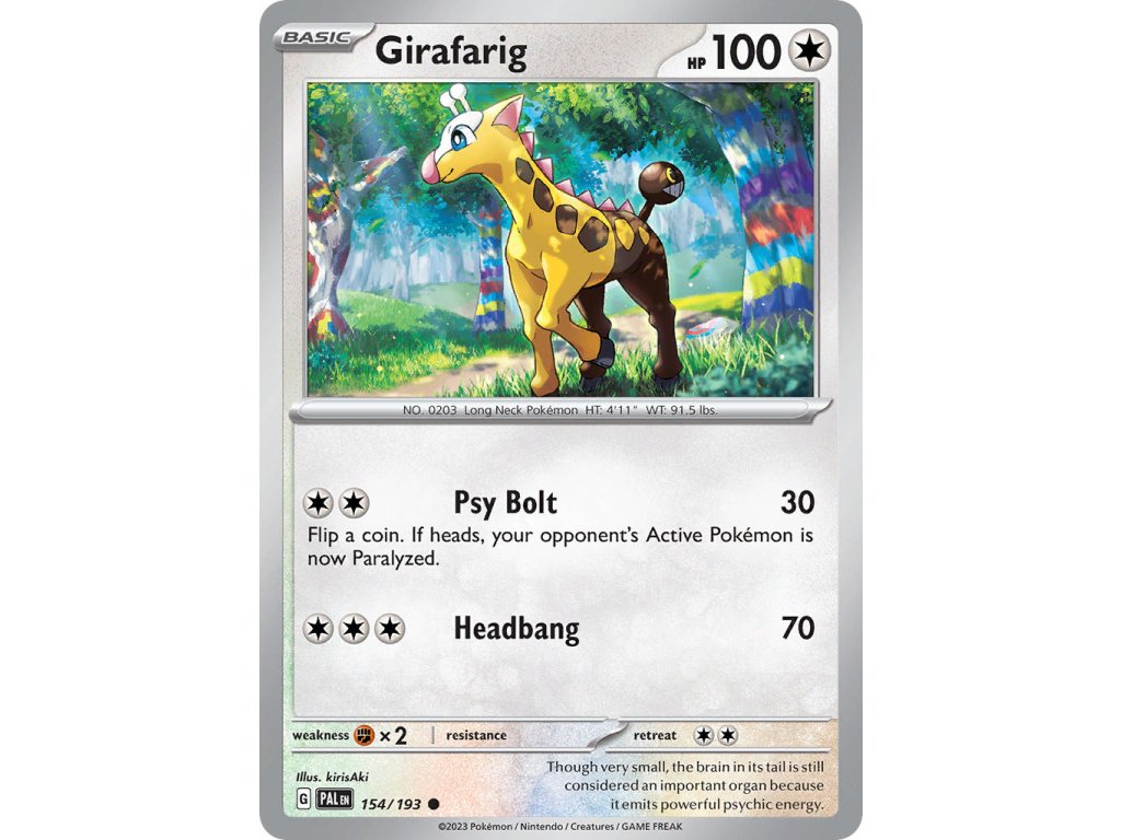 154/193 Girafarig (Paldea Evolved) (varianta reverse holo)