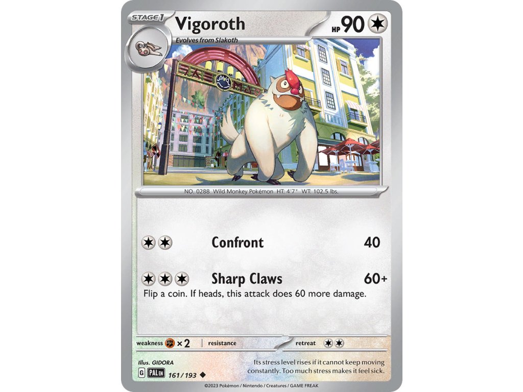161/193 Vigoroth (Paldea Evolved) (varianta reverse holo)