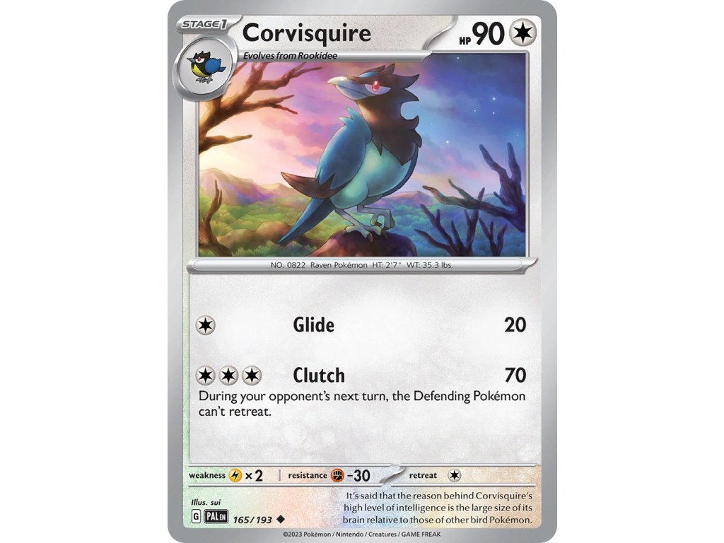 165/193 Corvisquire (Paldea Evolved) (varianta reverse holo)