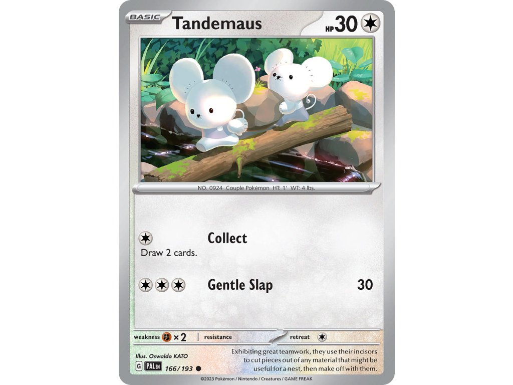 166/193 Tandemaus (Paldea Evolved) (varianta reverse holo)