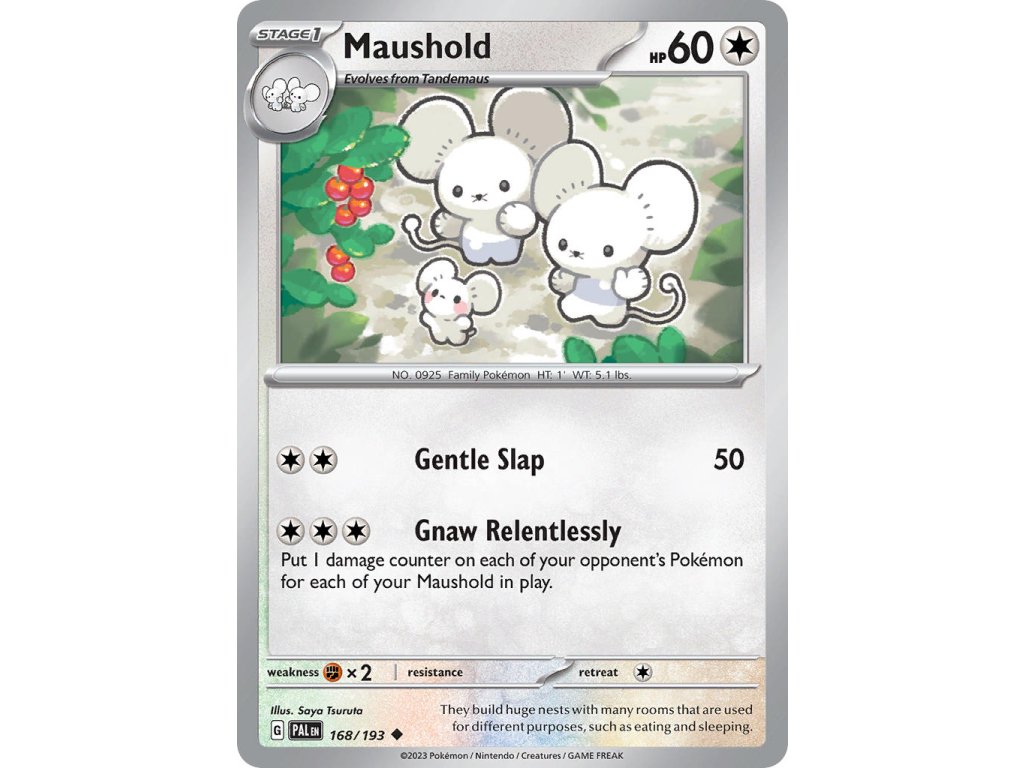 168/193 Maushold (Paldea Evolved) (varianta reverse holo)