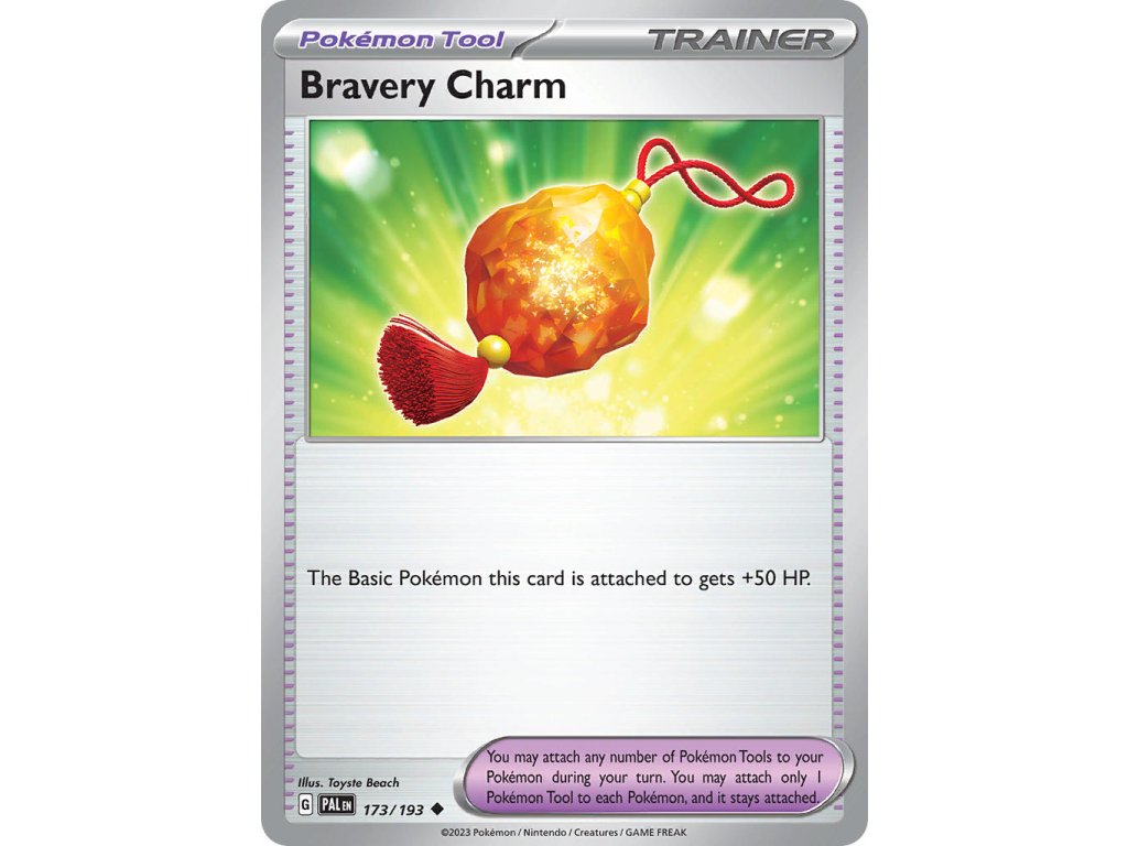 173/193 Bravery Charm (Paldea Evolved) (varianta reverse holo)