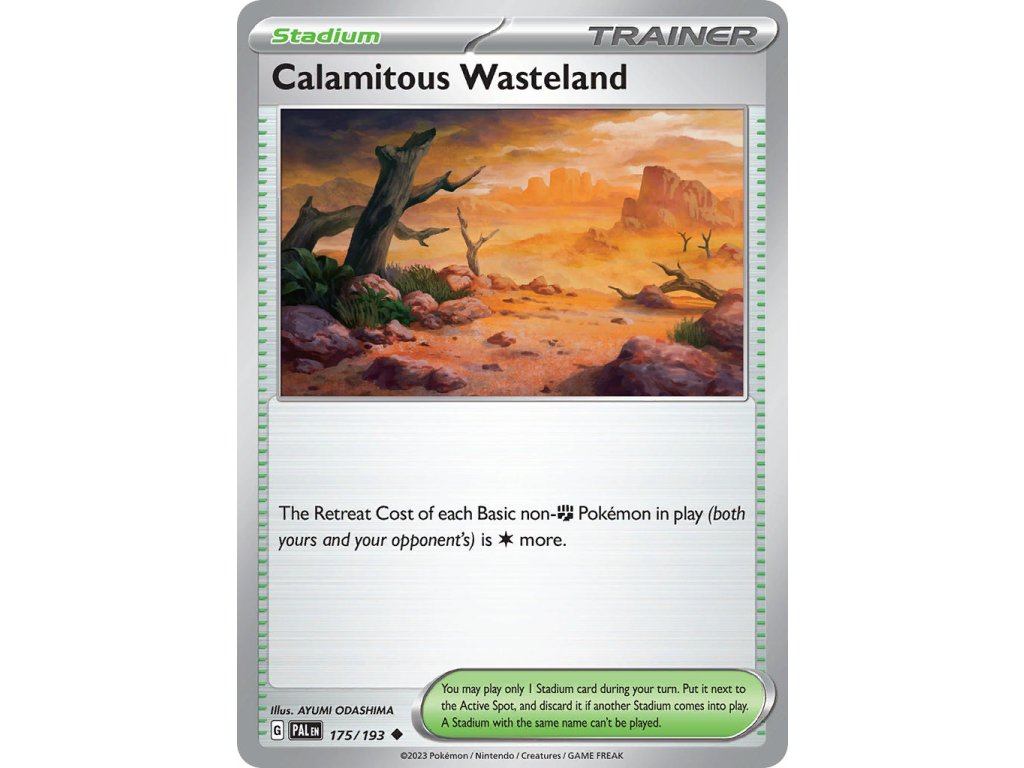 175/193 Calamitous Wasteland (Paldea Evolved) (varianta reverse holo)