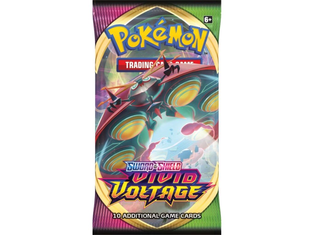 pokemon tcg sword shield vivid voltage booster pack 10 karet