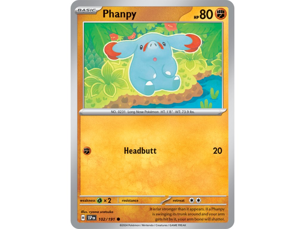 102/191 Phanpy (Surging Sparks)