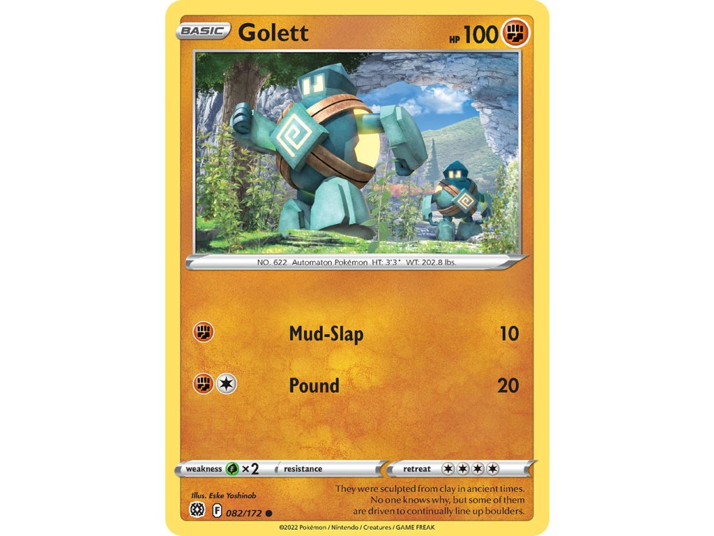 082/172 Golett (Brilliant Stars) (varianta reverse holo)