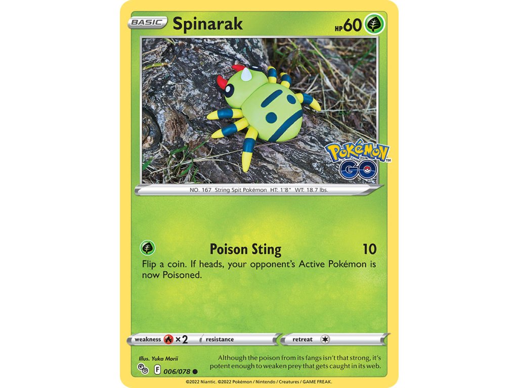 006/78 Spinarak (Pokémon GO) (varianta Non-holo)