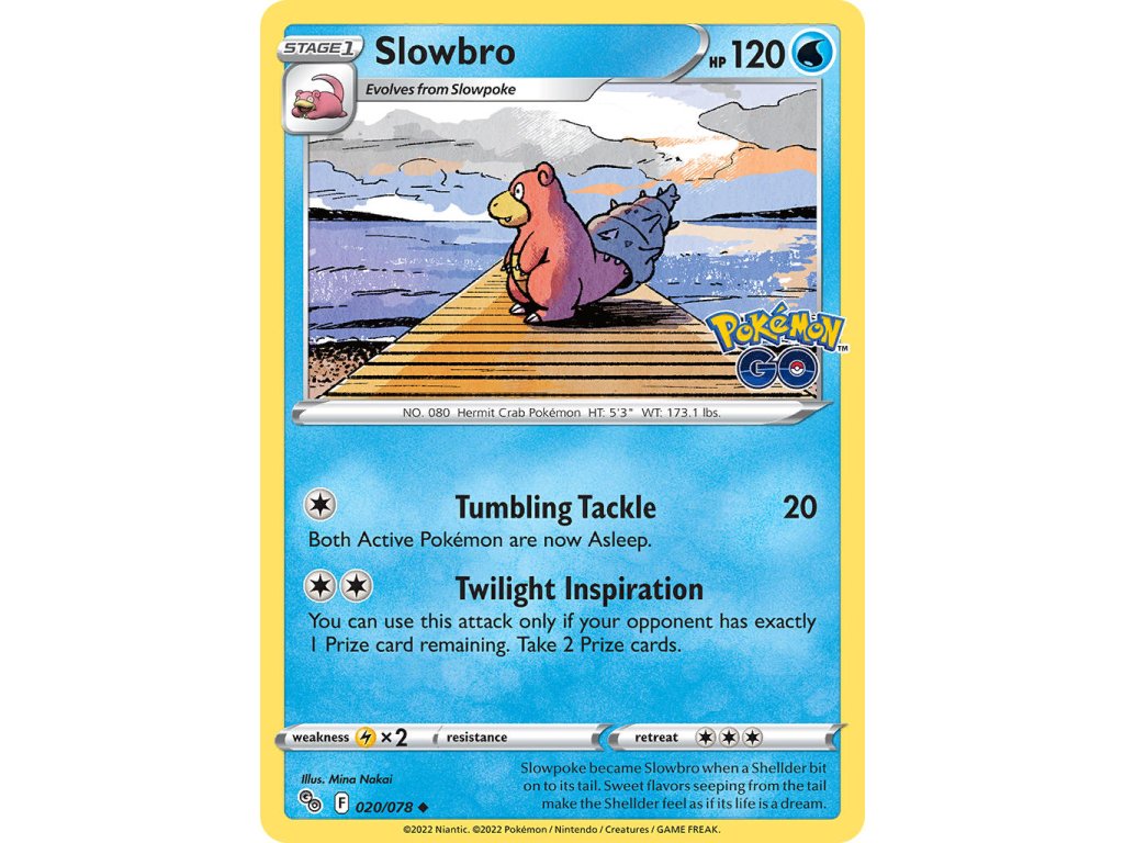 020/78 Slowbro (Pokémon GO) (varianta reverse holo)