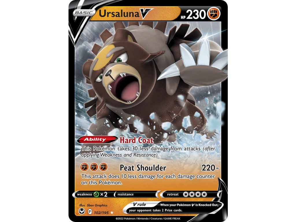 102/195 Ursaluna V (Silver Tempest) (varianta holo)