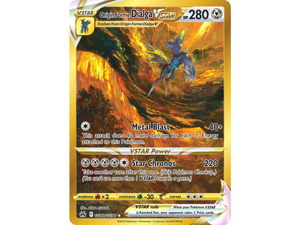 GG068/GG070 Origin Forme Dialga VSTAR (Crown Zenith) (varianta holo)